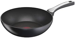 TEFAL G25902AZ Unlimited Patelnia Na Indukcję, Powłoka Titanium Anti-Scratch, Wskaźnik Thermo-Signal, Równomierne Rozprowadzenie Ciepła, 20 Cm, Czarny
