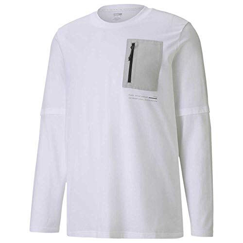 PUMA SELECT Interstellar Layered S - Sweat-shirt à capuche noir style urbain innovant