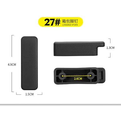 Image of Luggage Feet Pads,2 Pcs Luggage Feet Pads Luggage Replacement Part Bottom Stud Stand Suitcase Feet Pad Suitcase Stand Feet Accessories