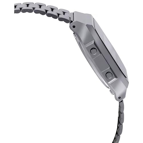 G-Shock Vintage A168WGG-1BVT Stylish Silver Resin Watch with Enhanced Features - Image 3