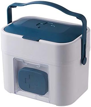 JORSION - Caja para guardar medicamentos, botiquín de primeros auxilios portátil, familiar