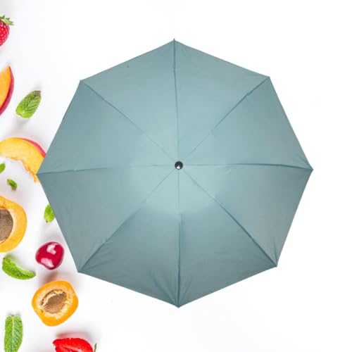 Image of KEKEMI 3 Fold Plain Pipine Umbrella for Men & Women