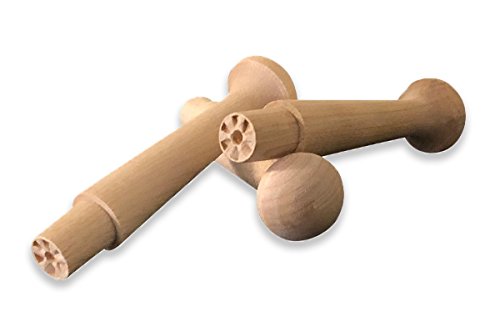 Birch Wood Shaker Pegs 3-1/2"–Strong Unfinished Wooden Peg Hooks, Smooth Texture,Easy To Paint, Classic Style, Made In The Usa –Suitable For Coat Wall Racks, Hanging Towels, Organizing Cups & Mugs #TOP2