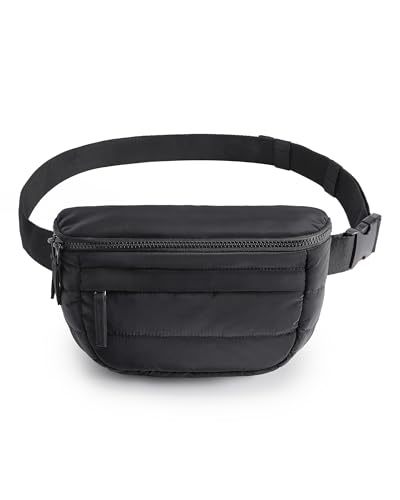 Sac banane noir pour femmes BAGSMART Medium aux finitions soignées et durables
