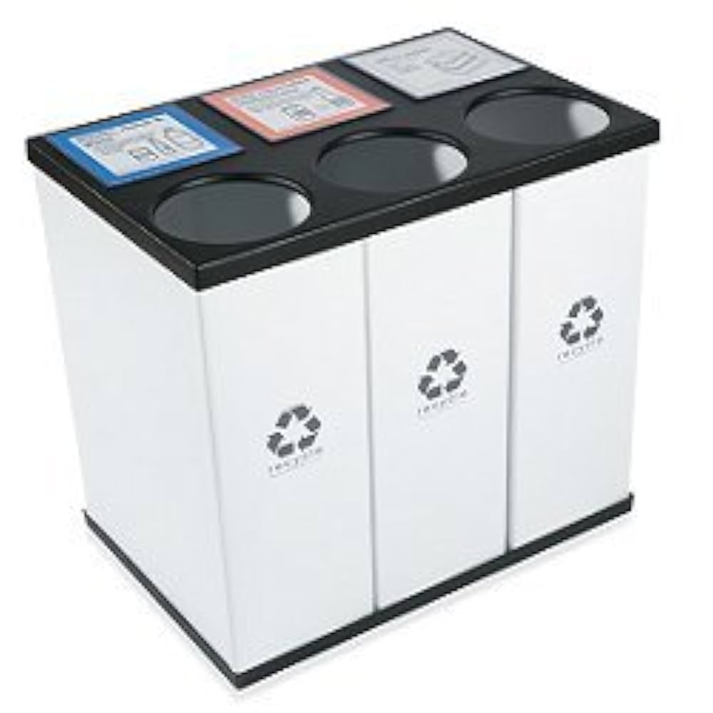 リサイクルビン(ゴミ箱)3段 Amazon.com: RecycleBoxBin Triple Recycling Bin - Large
