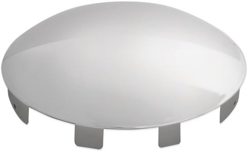 GG Grand General 10770 Cr. Universal Front Hub Cap 1 inches Lip, 6 Notches, Chrome Plated Steel