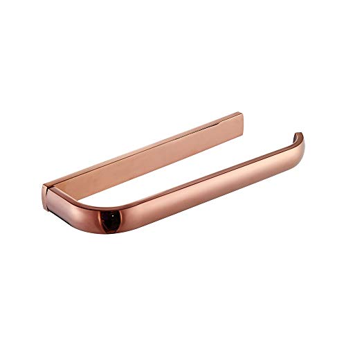Preisvergleich Produktbild AGTRRYHZ Einfache Beschichtung Rose Gold Kupfer Machen Handtuchring Handtuchhalter Handtuchhalter WC Badezimmer Hardware Zubehör - Rosegold