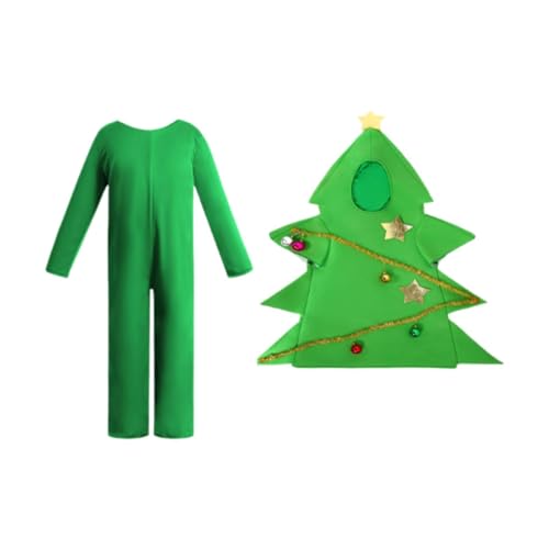Disfraz de árbol de Navidad para niñas