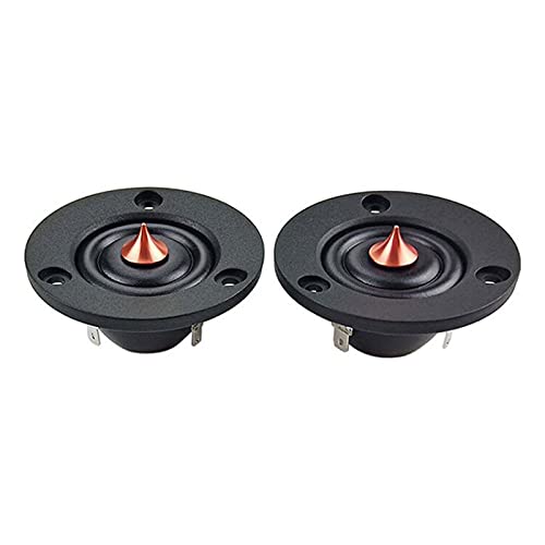 SANKUAI 2 unids 2 Pulgadas 4OHM 40W Doma Tweeter Unidad de Altavoz Diafragma de Seda Neodimio Treble Coche Altavoz Teatro Inicio DIY 20W Cover