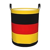 Großer Wäschekorb mit deutscher Flagge, Korb für Decke, Spielzeug, schmutzige Kleidung im Wohnzimmer, Badezimmer, Schlafzimmer