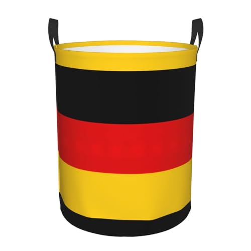 Großer Wäschekorb mit deutscher Flagge, Korb für Decke, Spielzeug, schmutzige Kleidung im Wohnzimmer, Badezimmer, Schlafzimmer