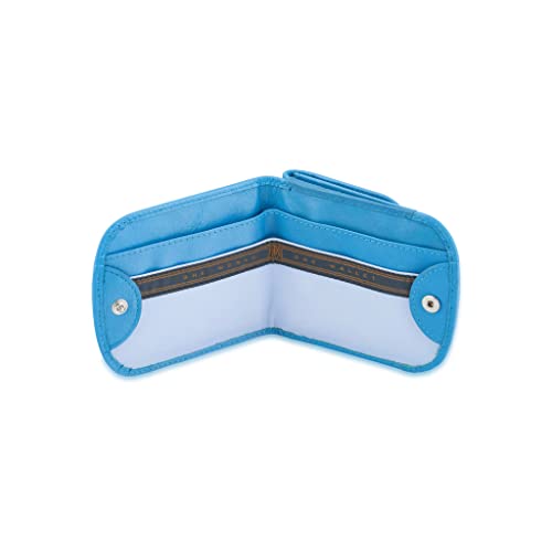 Taxi Wallet® - TW14-BLUE MOON - Soft Leather - Compact, Front Pocket Folding Wallet - For Cards, Coins, Bills, ID (Men & Women)3