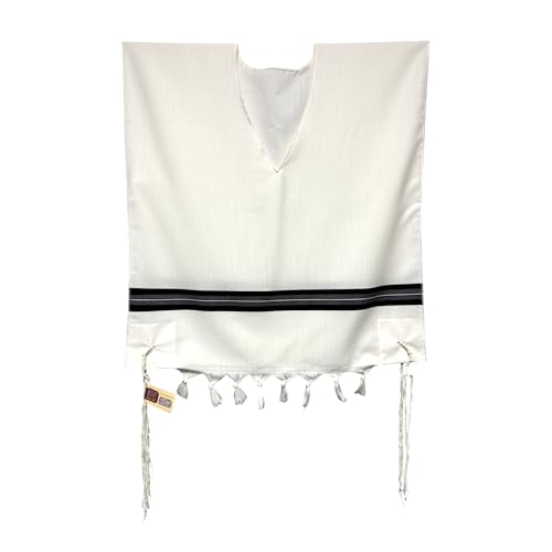 100% Wool Tzitzit V-Neck Gur Ashkenazi Knot