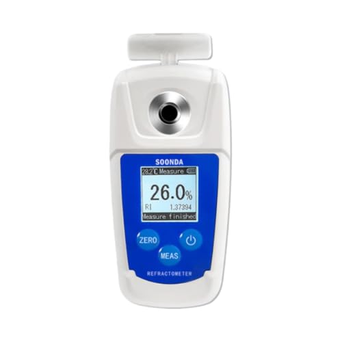 LightRise���x�v�f�W�^�����܌v���x�����␳ Brix 0-55% ���萸�x±0.2% ���x�����ʕ���ؗ��������p�Ö��v�t���[�c�X�C�J�Ö��v�f�W�^���\���Ö��v�Z�x�v�h���Ö����܌v (0�`55% �W�����f�� + ���ܗ�)