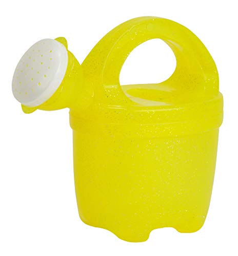 Simba 107101668 - Kleine Gießkanne, Gießer, mit Glitter, Glitzer, 16cm, Sandkastenspielzeug, Sandspielzeug, ab 10 Monaten