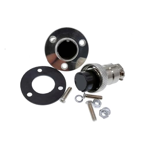 Connecteur circulaire GX16 2P en métal robuste pour châssis de précision