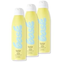 Bask SPF 30 Sunscreen Spray - Non-Aerosol, Broad Spectrum UVA/UVB Protection, Dermatologist Recommended, Moisturizing, Lightweight & Non-Greasy, 5.5 oz Value Pack of 3
