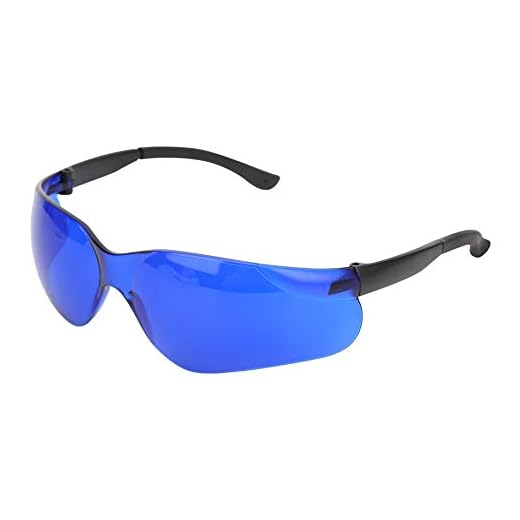 POENVFPO Golf Ball Finder Glasses, Wide Field of View Sunglasses for Outdoor Sports, with Storage Case and Cleaning Cloth