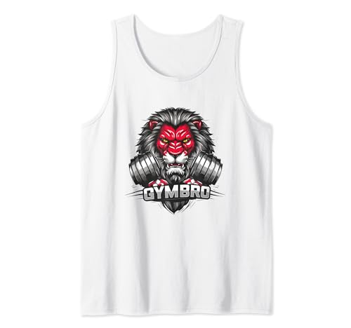 Gymbro Leone Palestra Fitness Gym Bro Workout Canotta