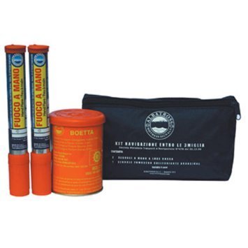 ARTPESCA Kit Señales Auxilios Entro 3 Miglia omologati Italia Cohetes Albatross Señales nautici Cover