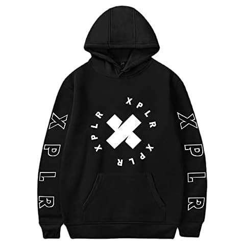 YIJIANKUANFAN Sam and Colby XPLR Merch Couple Hoodies Sweatshirt Tracksuit Streetwear Sweatshirt Women Men Pullovers (WP10253-1,S) Cover