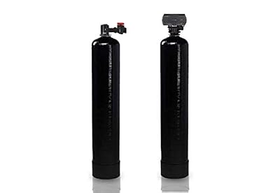 Whole Home Water Treatment System: Salt Free Water Softener Conditioner 15 GPM | Carbon + KDF 55 Backwash Filtration