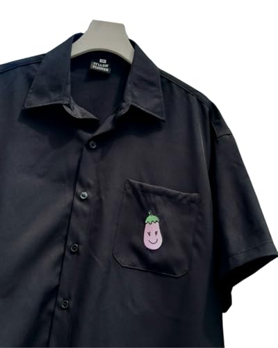 Adult's Casual Khaki Short Sleeve Shirt and Shorts Set, Embroidered, 2 Piece3