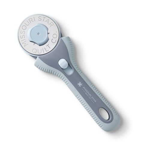 Missouri Star Rollschneider, 60 mm Klinge, Rollschneider-Werkzeug für Quilt-Applikationen und Schneiden von Stoffen, unverzichtbares Quilt- und Nähzubehör für DIY-Bastelprojekte