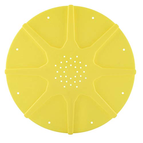 Plastic Frame Bees Yellow Disc, Reusable Durable Beekeeping Anti Escape Equipment Beekeeping Gadget for Beekeeper Hives