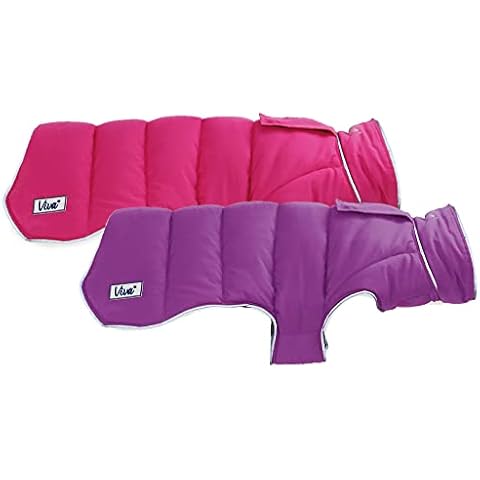 Ancol Viva Reversible Dog Coat in Pink/Purple Cover