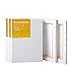 Produktbild Keilrahmen 5er Set Leinwand 24x30 cm aus 100% Baumwolle 380 g/m² Leinwand Set Maltuch zum Malen
