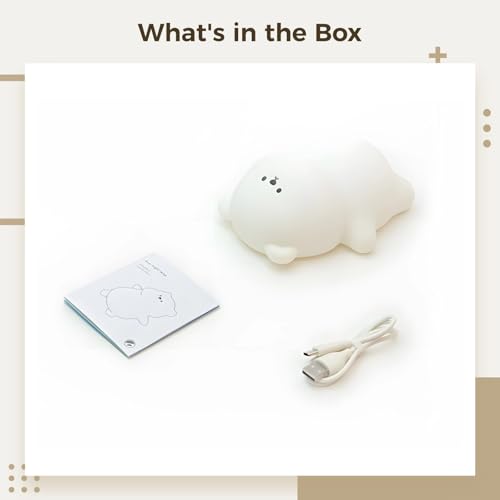 Lámpara de noche oso para cuna y dormitorio miniatura 2