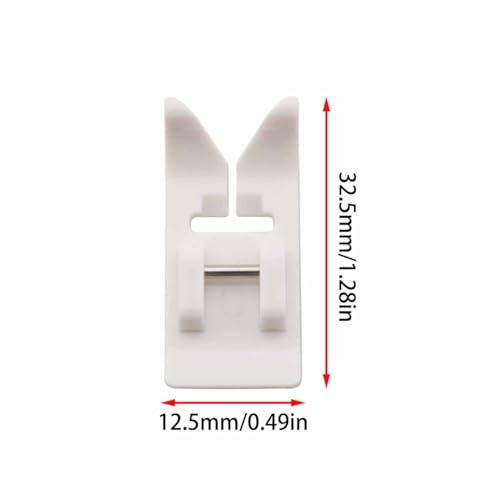 Juego de 4 Pies para Máquina de Coser de Plástico Blanco miniatura 2