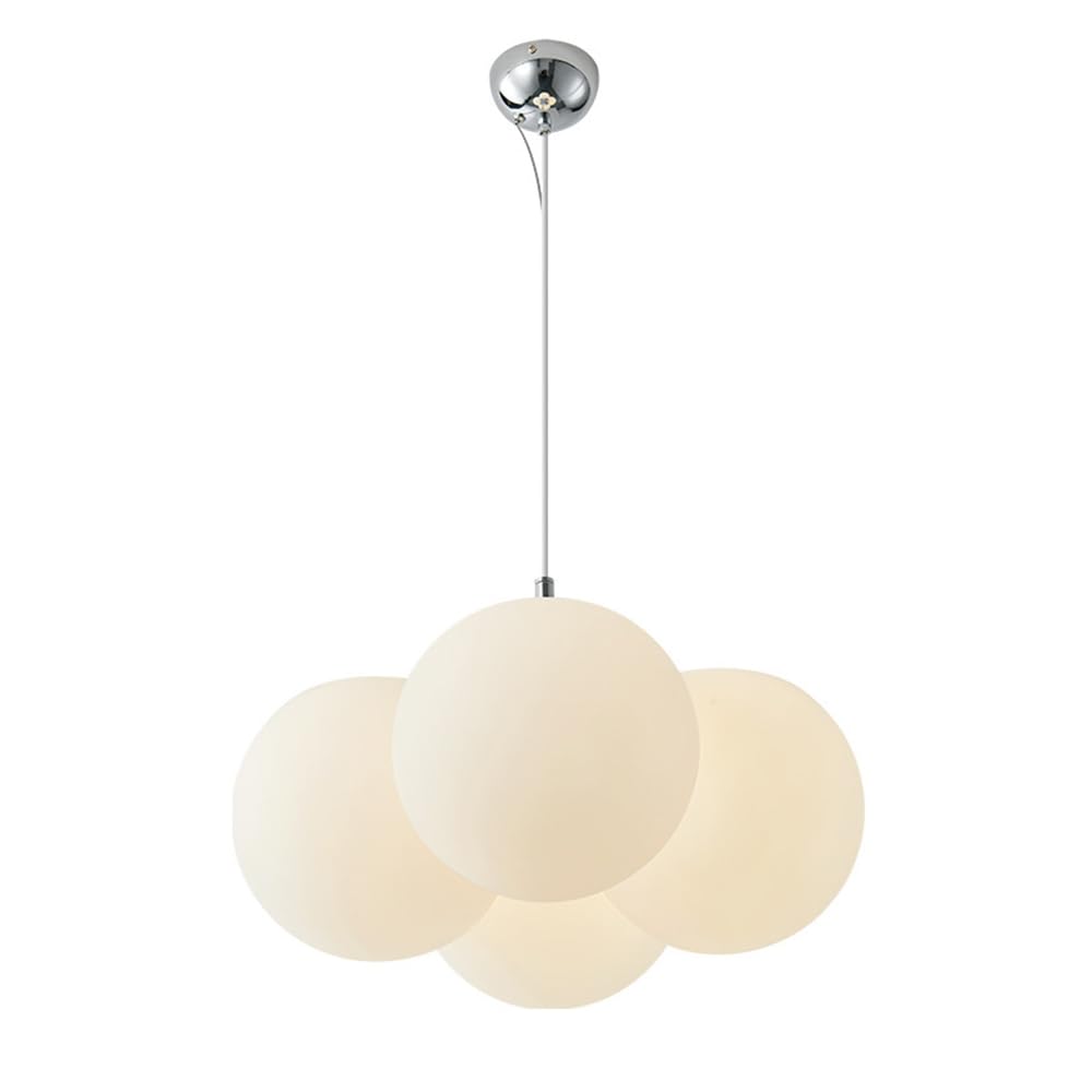 Lustre Magic Bean suspendu luminaire E27 lampe suspendue moderne métal chromé pour salle à manger