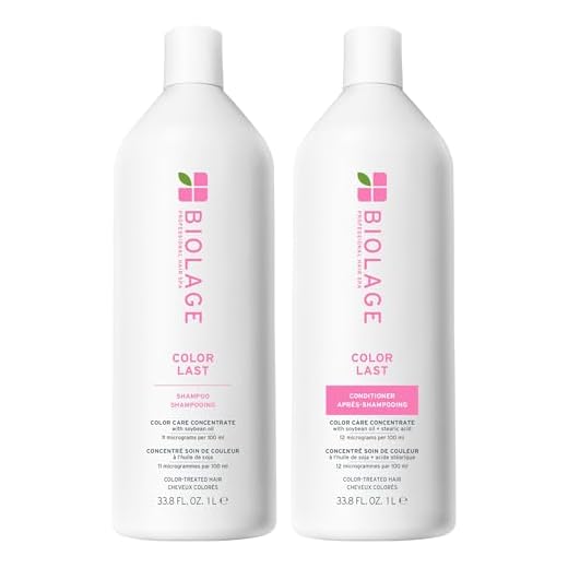 Biolage Color Last Shampoo & Conditioner Set | Helps Protect Hair & Maintain Vibrant Color | For Color-Treated Hair | Paraben & Silicone-Free | Vegan
