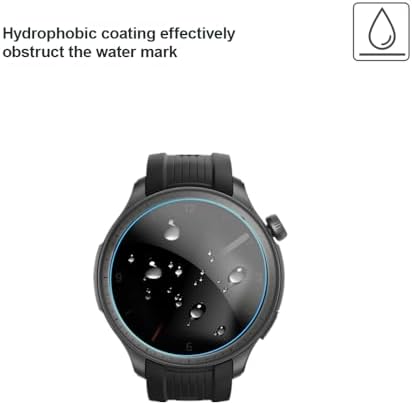 Screen Protector Compatible with Amazfit Balance Smart Watch, 9H Tempered Glass Screen Protector Compatible with Amazfit Balance Smartwatch (Pack of 3)