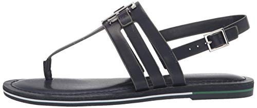 Tommy Hilfiger Women's Twsherlie Flat Sandal, Navy409, 6.5 #TOP7