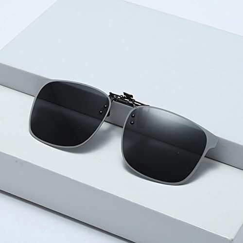 TPALPKT Polarized Clip-on Sunglasses,Polarized Flip up Glasses Lenses, Anti-glare Driving Glasses for Women Men4