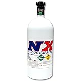Nitrous Express 10 Lb Bottle W/Lightning 500 Valve, -6 Bottle Nipple (6.89 Dia. X 20.19 Tall) 11100-6