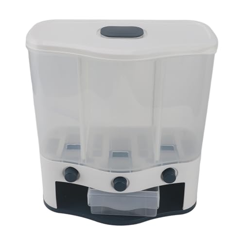 Distributeur de Stockage de Céréales, Distributeur de Riz Anti-poussière et étanche pour Usage Domestique (Naroote8obmxwdesk-12)