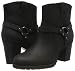 Clarks Verona Rock, Botas Plisadas Mujer, Piel Negra, 38 EU