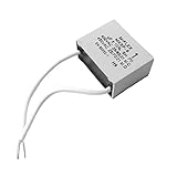 Condensador de motor 4uf 400 VAC (4 mF) I250V540-J Miflex, 42,1 x 38,5 x 21 mm, P37,5 mm.