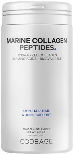 Codeage Marine Collagen Powder - Hydrolyzed Fish Collagen Peptide...