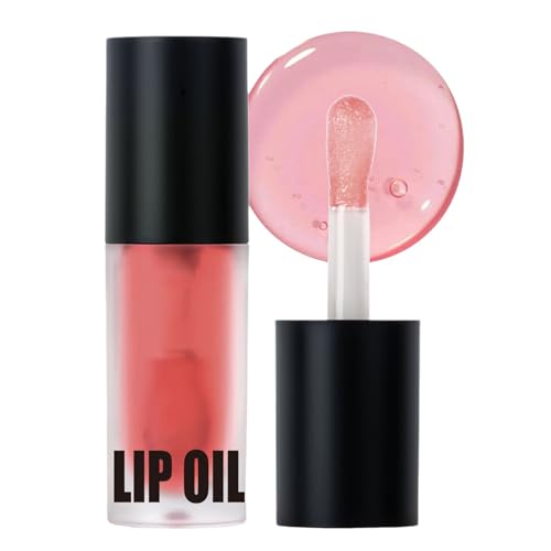 Lejafay Hydrating Lip Oil, 5ml – Smooths Fine Lines on Lips, Adds Shine, Primes Lips for Lipstick Orange Red One Size