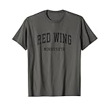 Red Wing ミネソタ MN ヴィンテージ アスレチック スポーツデザイン Tシャツ