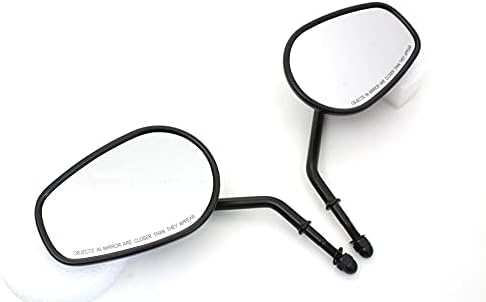 Black Taper Convex Mirror Set