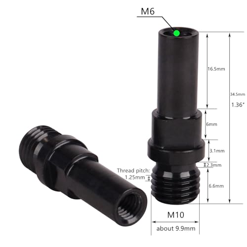 Image of Titanium Ti V-Brake Bosses Bolts, M10x1.25mm Screws, for Bicycle (Black, 2pcs M10x1.25mm)