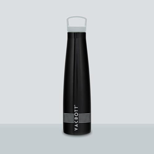 Image of Clay Craft Vacbott Sleeko Lines Double Walled|18 Hours Hot and 24 Hours Cold Vacuum Insulated Flask 650ml, 1 Pcs, Steel Water Bottle for Office|Travelling|BPA-Free|BIS Certified|1Year Limited Warranty
