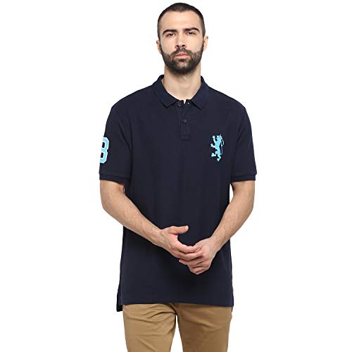 Image of Red Tape Men's Cotton Regular Fit Polo T-Shirt