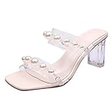 Plateau Sandalen Damen Blockabsatz Mode Sommer Damen Sandalen Mittlerer Absatz Blockabsatz Kreuzriemen Offene Spitze Lässiger Stil Badminton Schuhe Damen